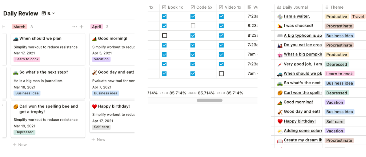 Notion Software - Notion user interface