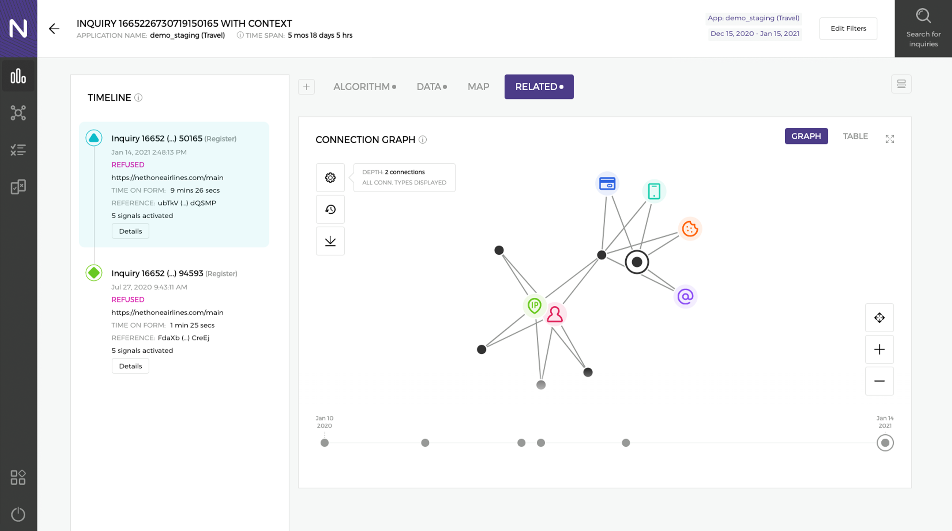 Connection Graph: analyze the web of relations in your merchant ecosystem