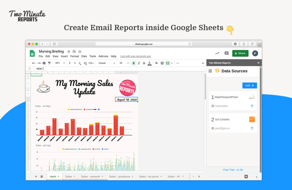Two Minute Reports Software - 1