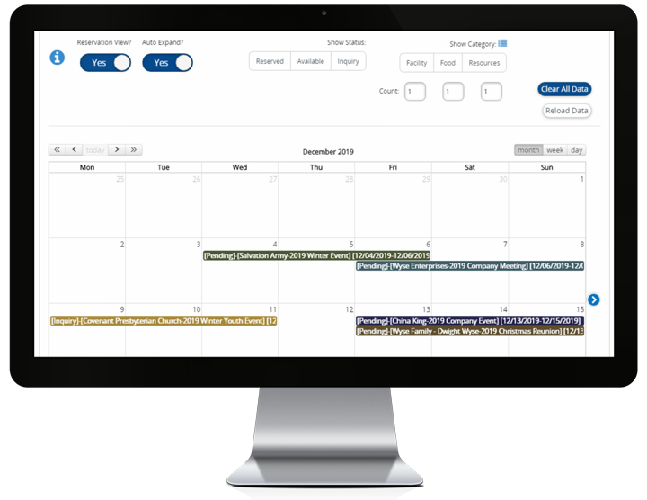 CampWise Software - CampWise conference calendar