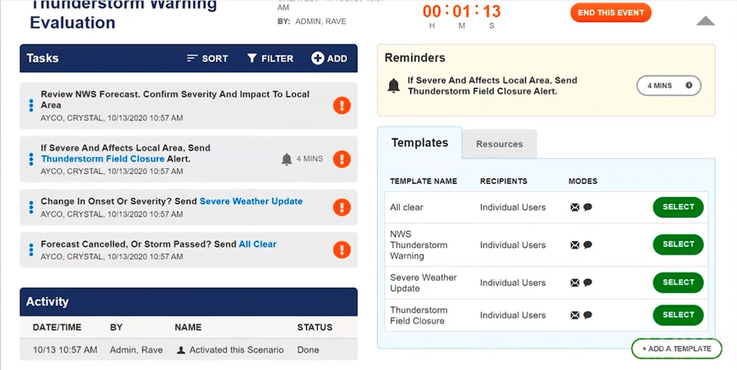 Rave Collaborate screenshot