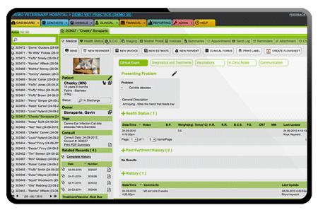 ezyVet Software - Record details in a customized and reportable format