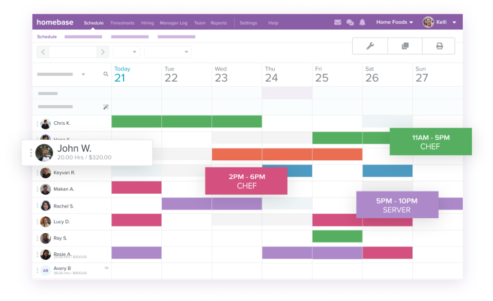 Free Employee Scheduling