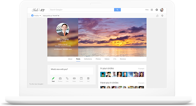 Google Workspace Software - Share ideas and collaborate with coworkers using Google+