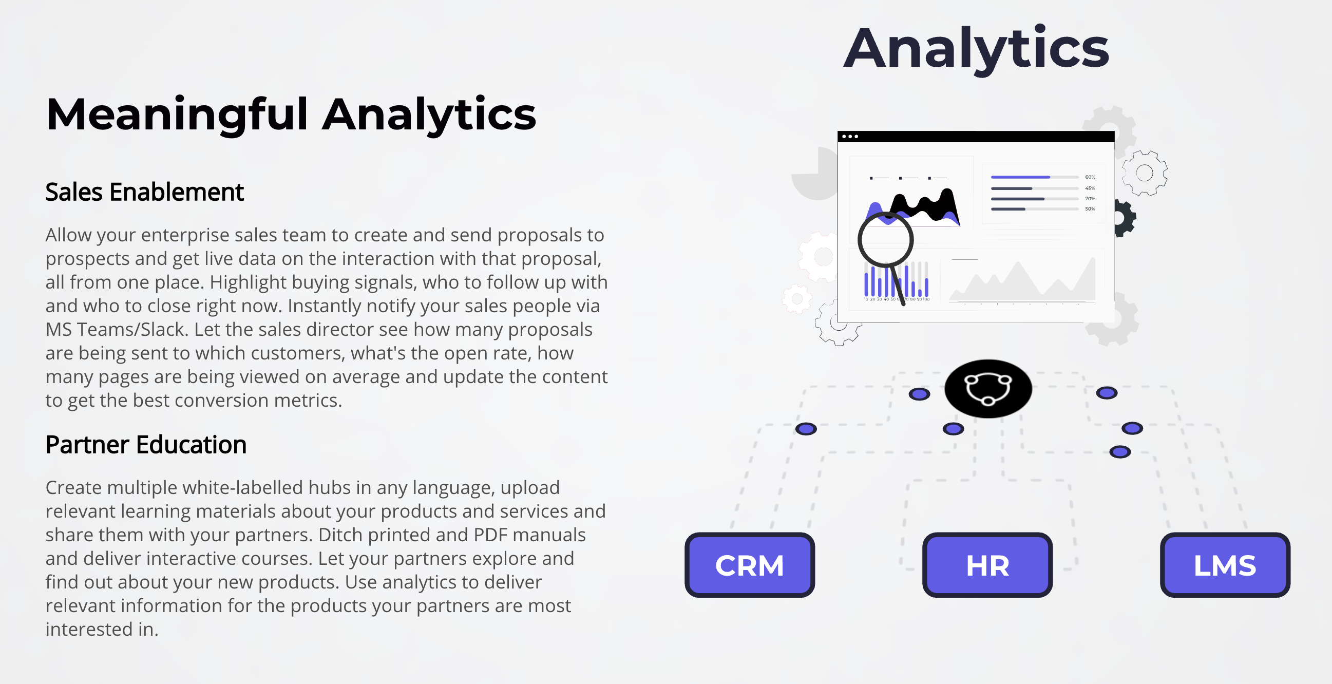 My Learning Hub Software - Analytics