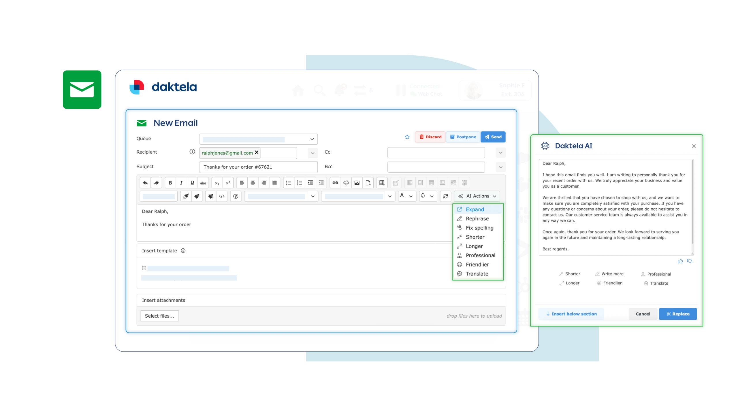 Daktela Software - Ergonomic e-mail client