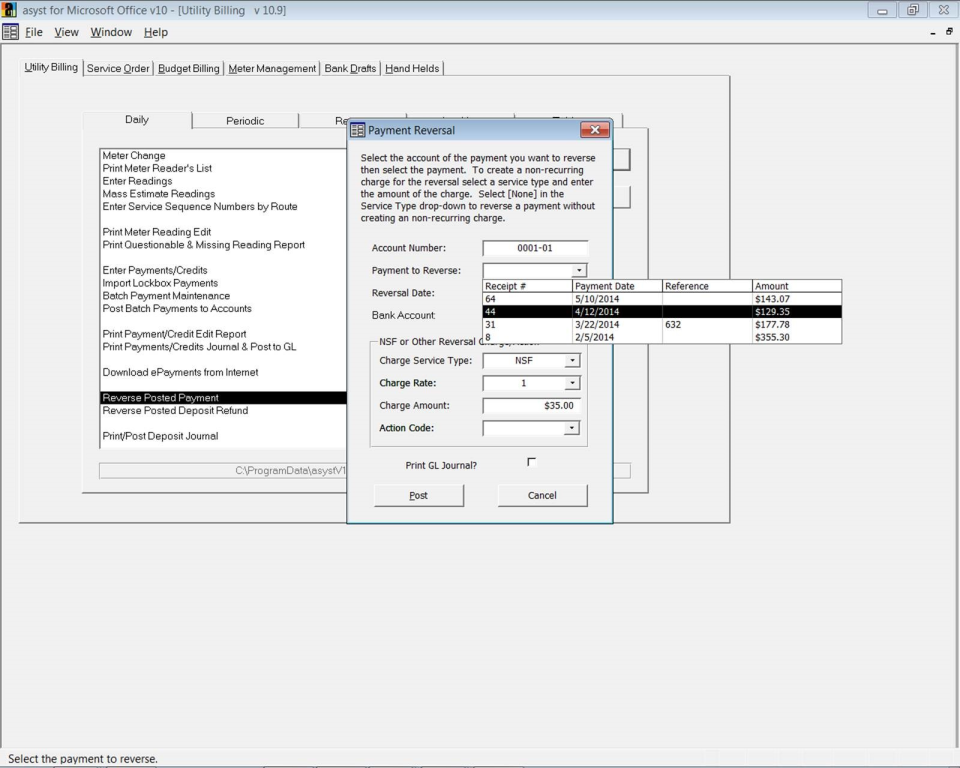 asyst:Utility Billing Software - 3