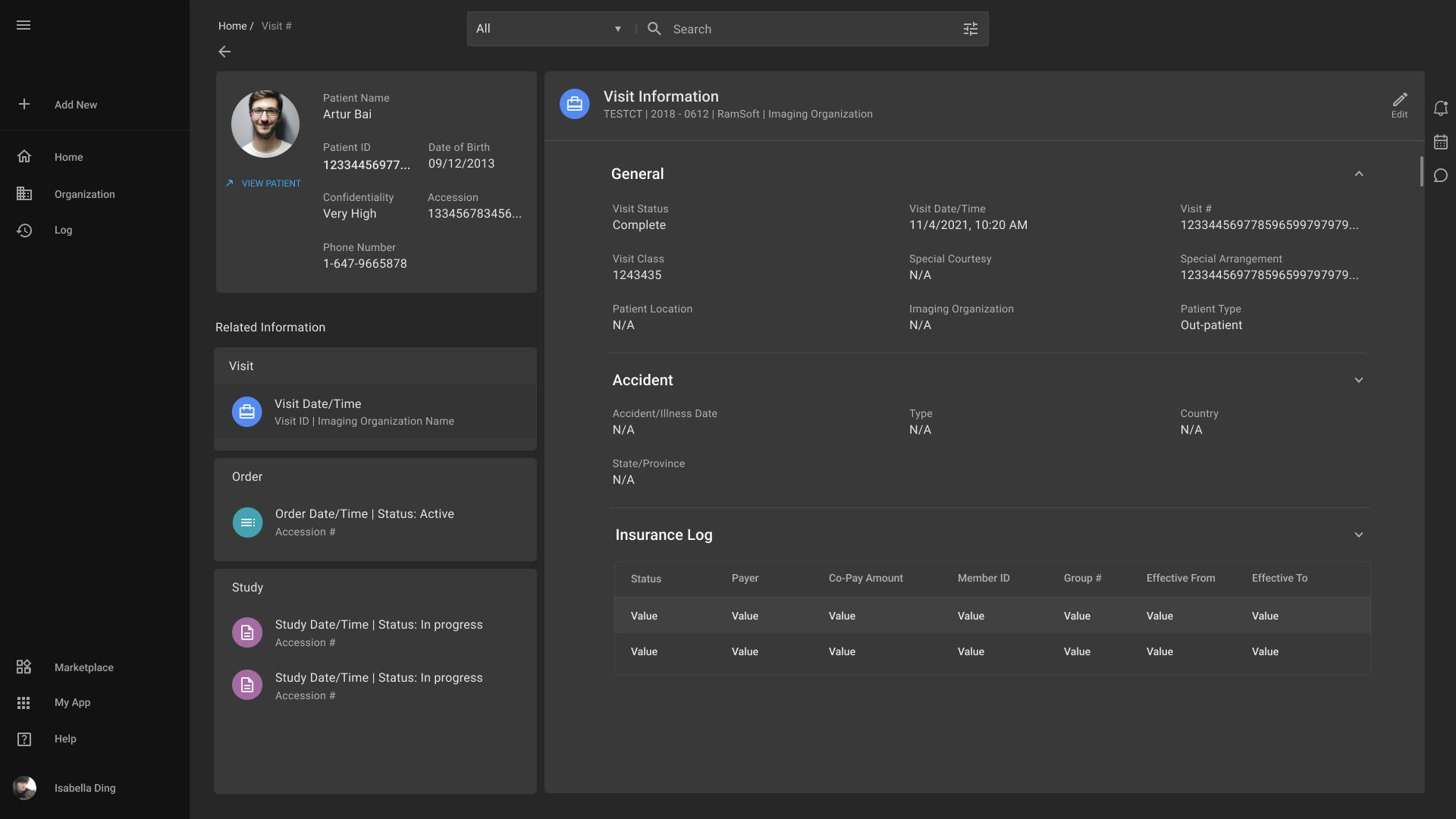 OmegaAI Software - Radiology Information System