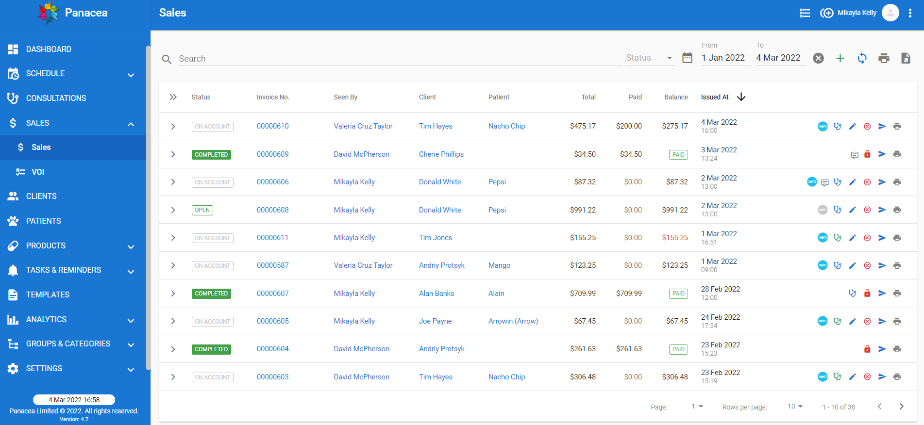 Keep track of products, sales and money owing - all integrated beautifully with Xero. 