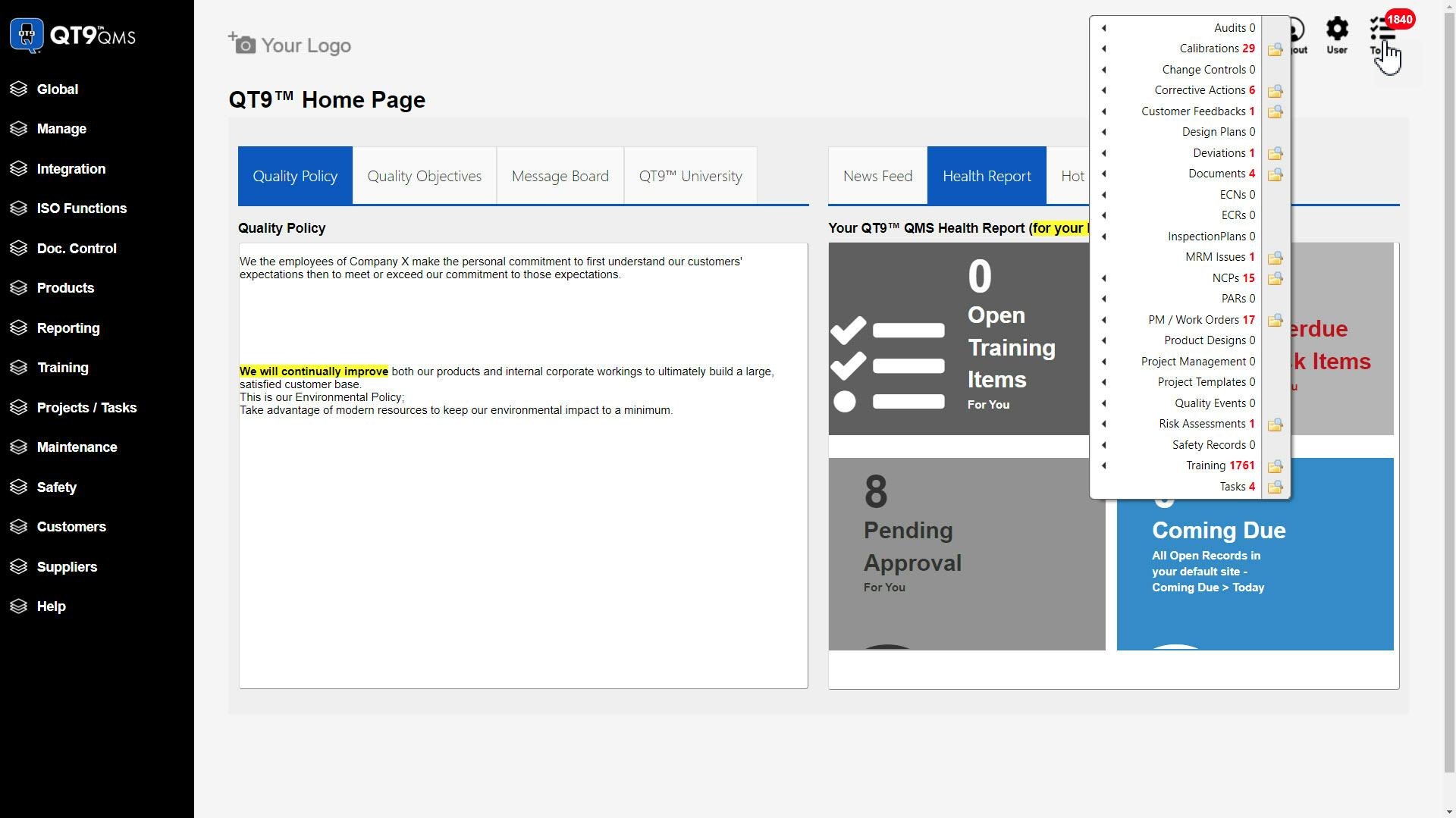 QT9 QMS Software - 1