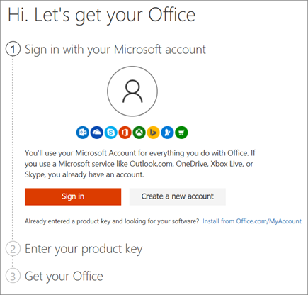 Microsoft 365 Software - Signing in