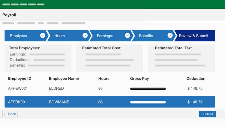 Greenshades screenshot: Greenshades Payroll Wizard - Automate your payroll