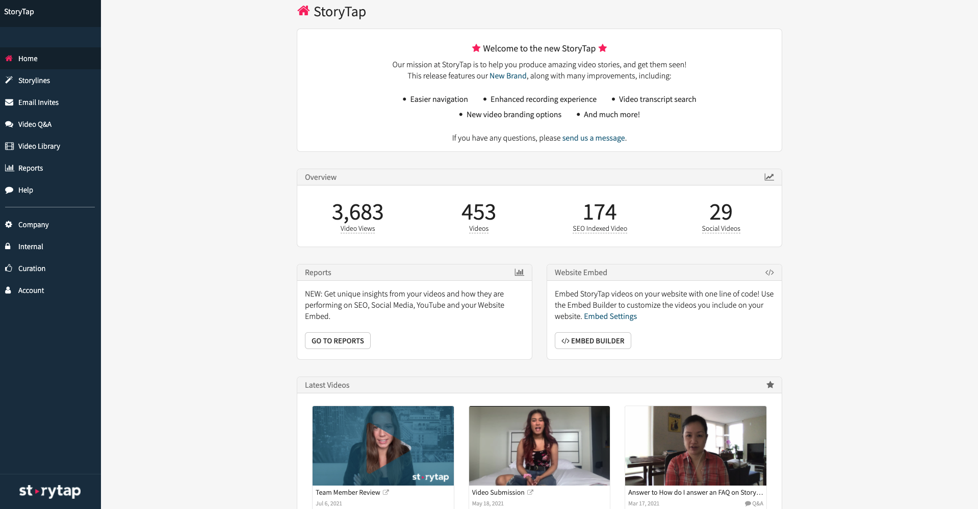 StoryTap Software - StoryTap Backend Web App