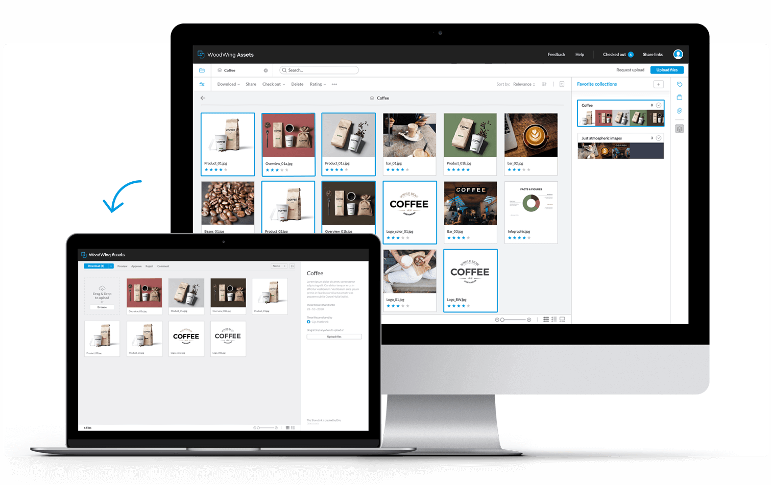 WoodWing Assets Software - Share brand content via the brand portal