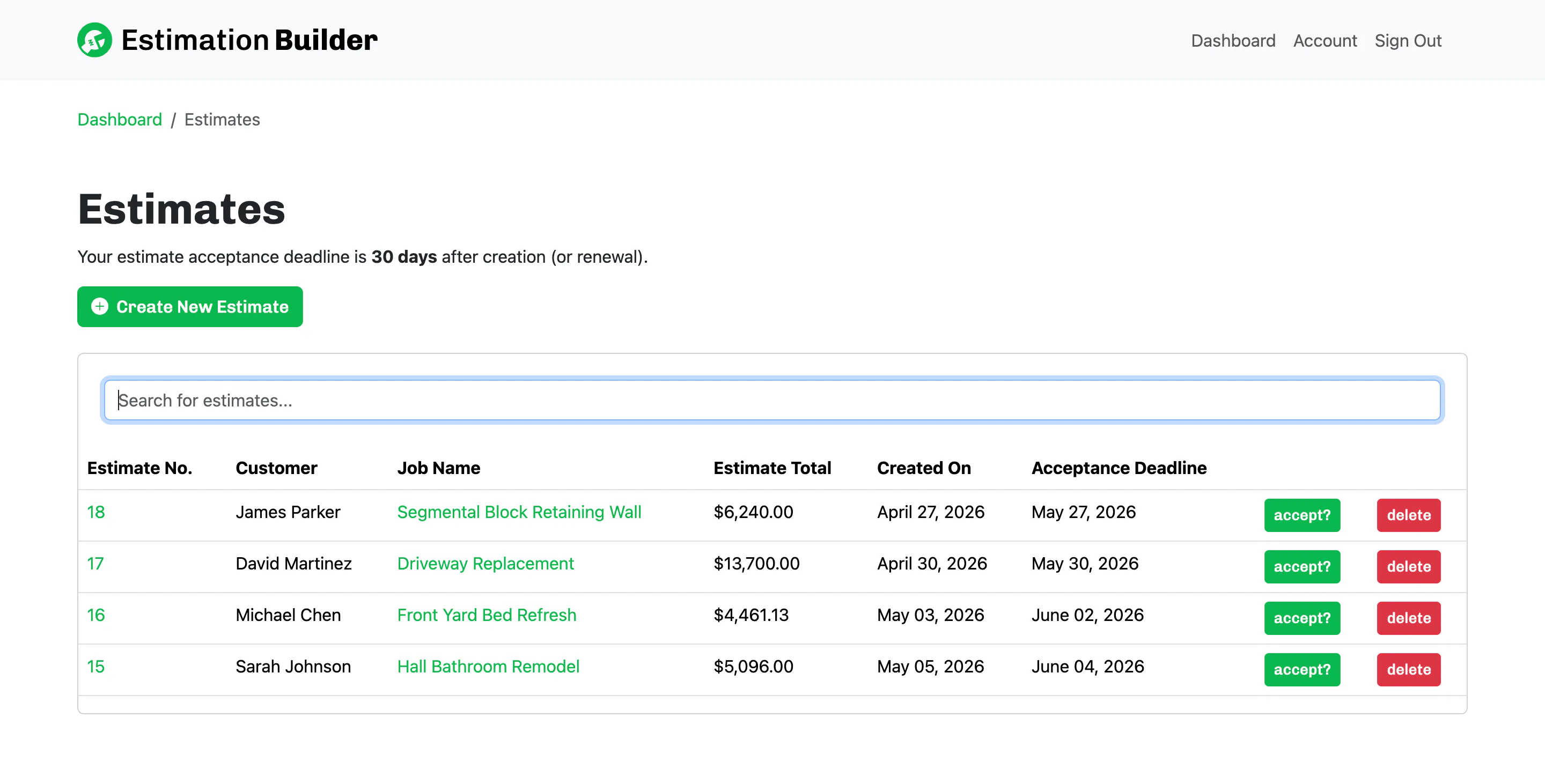 Estimation Builder Pricing, Cost & Reviews - Capterra Singapore 2026