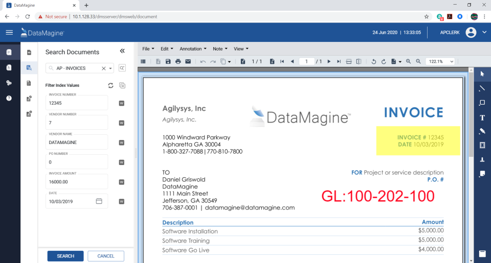 Agilysys DataMagine Software - 1