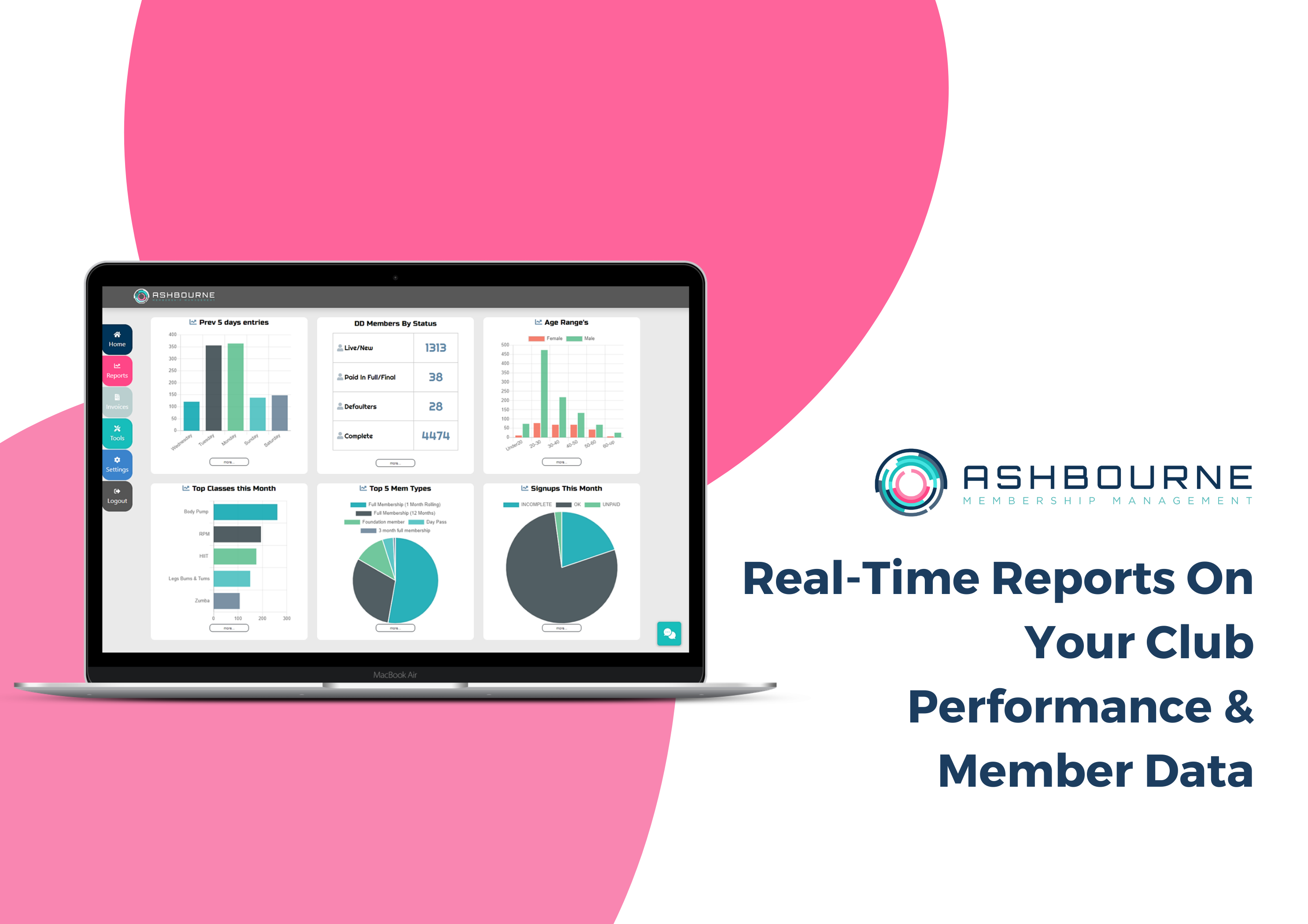 Ashbourne Membership Management Software - 2