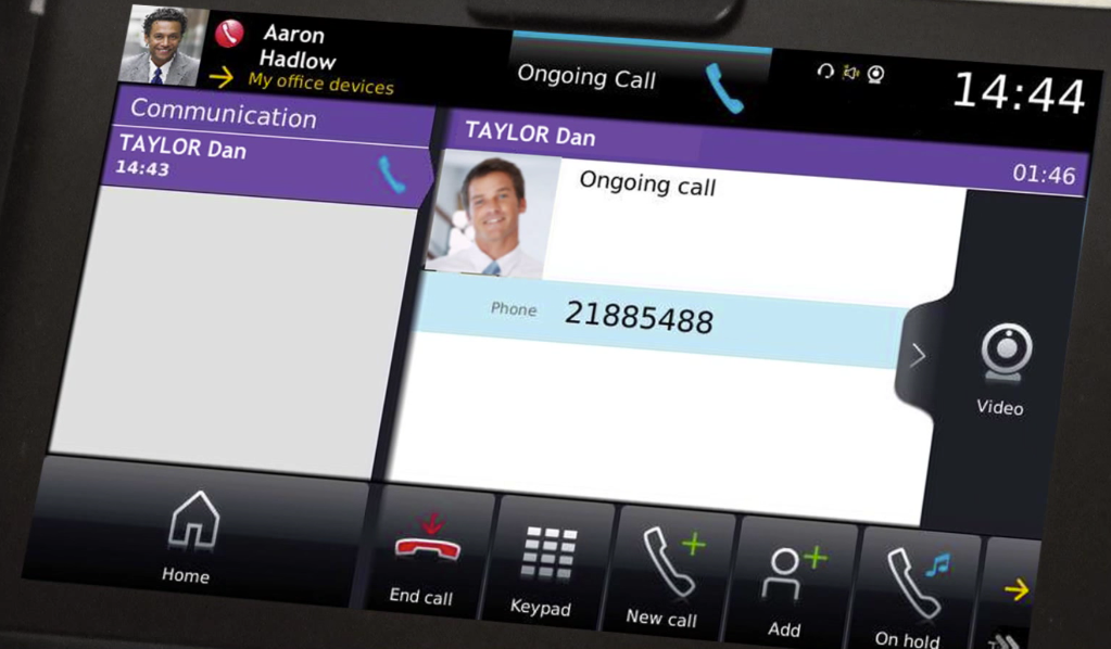 OpenTouch Enterprise Cloud screenshot: With OpenTouch, users have the option to choose which device Devices Choose the device best suits their needs, whether desktop or mobile