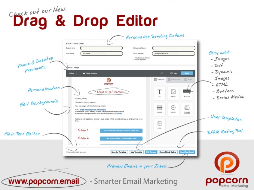 popcorn Email Marketing Software - 4