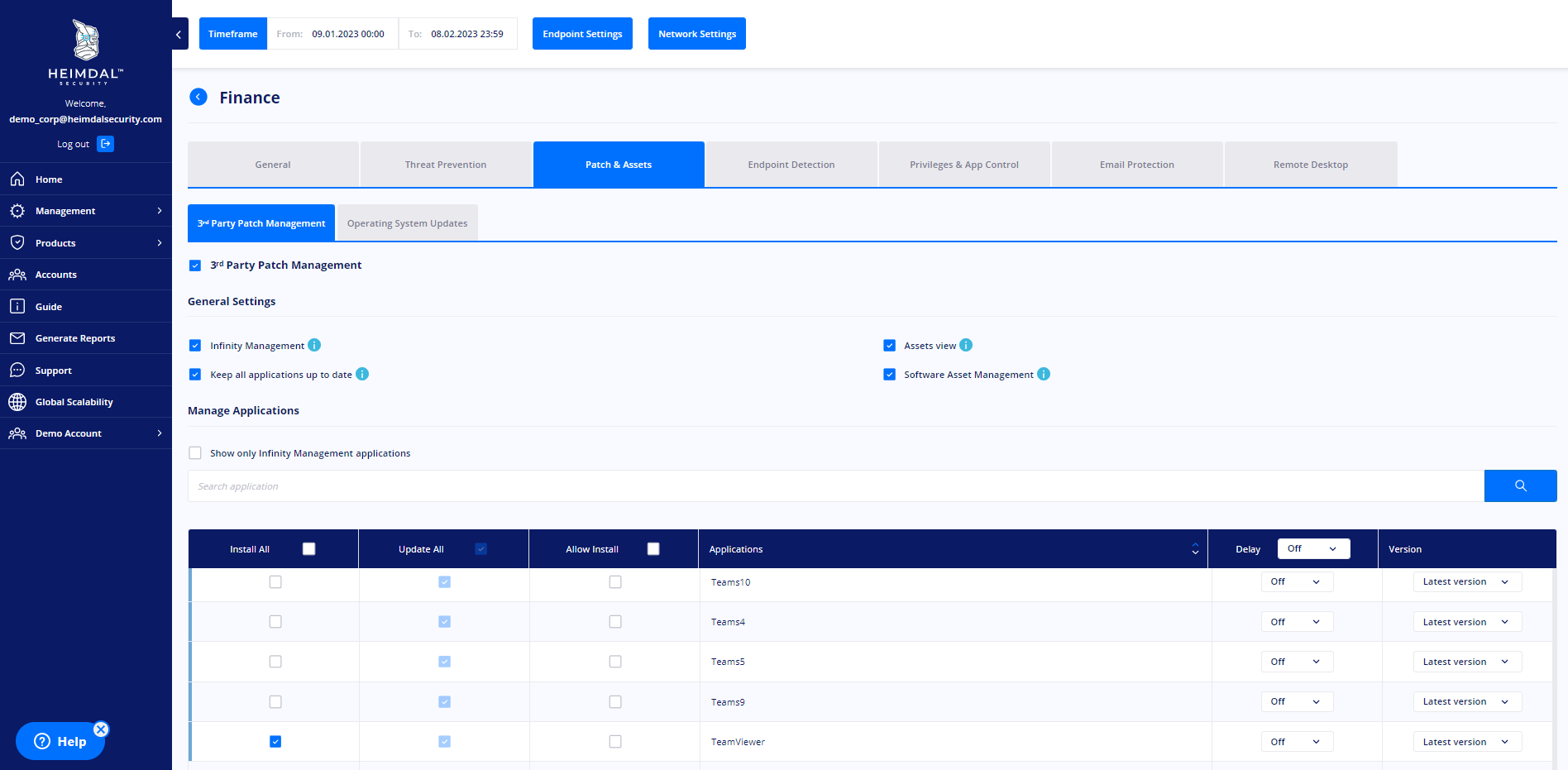 Heimdal Patch & Asset Management precios, funciones y opiniones