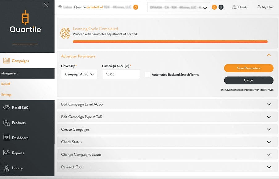 Quartile Software - Quartile seamlessly connects to and automatically optimizes your retail marketplace accounts to manage your PPC advertising.