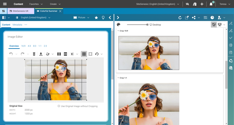 CoreMedia Experience Platform screenshot: A refreshed UI and suite of feature enhancements make the user experience even more enjoyable, efficient, and effective.