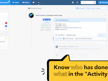 noCRM.io Software - Follow your team's activity in the Activity Feed