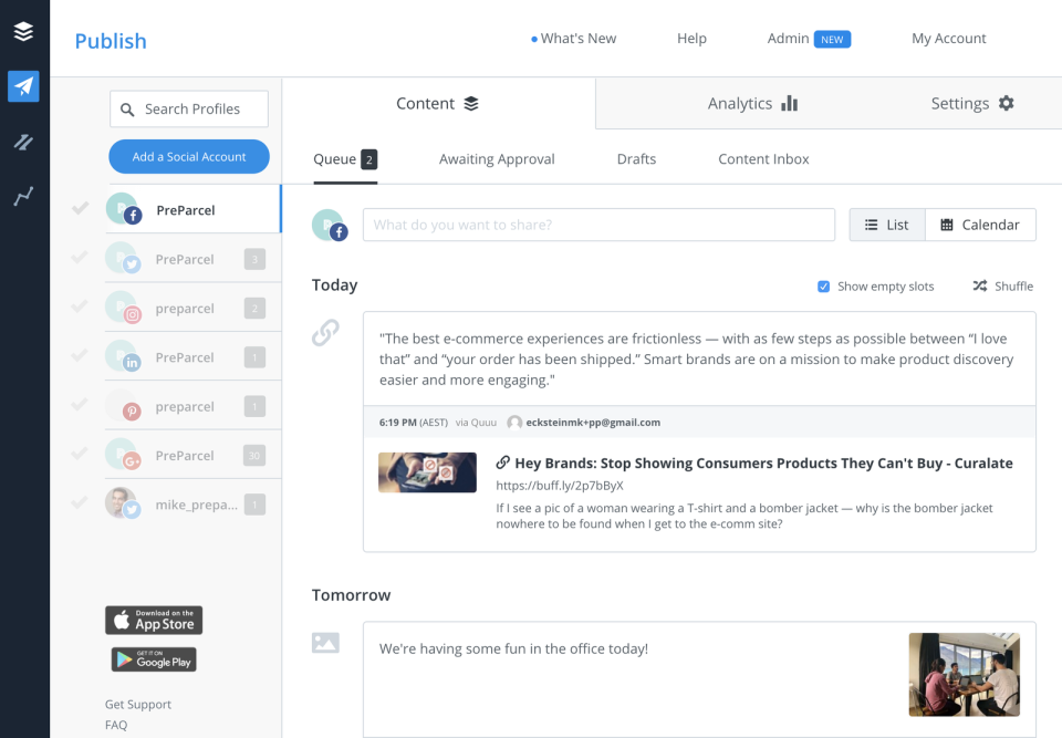 As can be seen, buffer is one of the best social media management tools on the market.