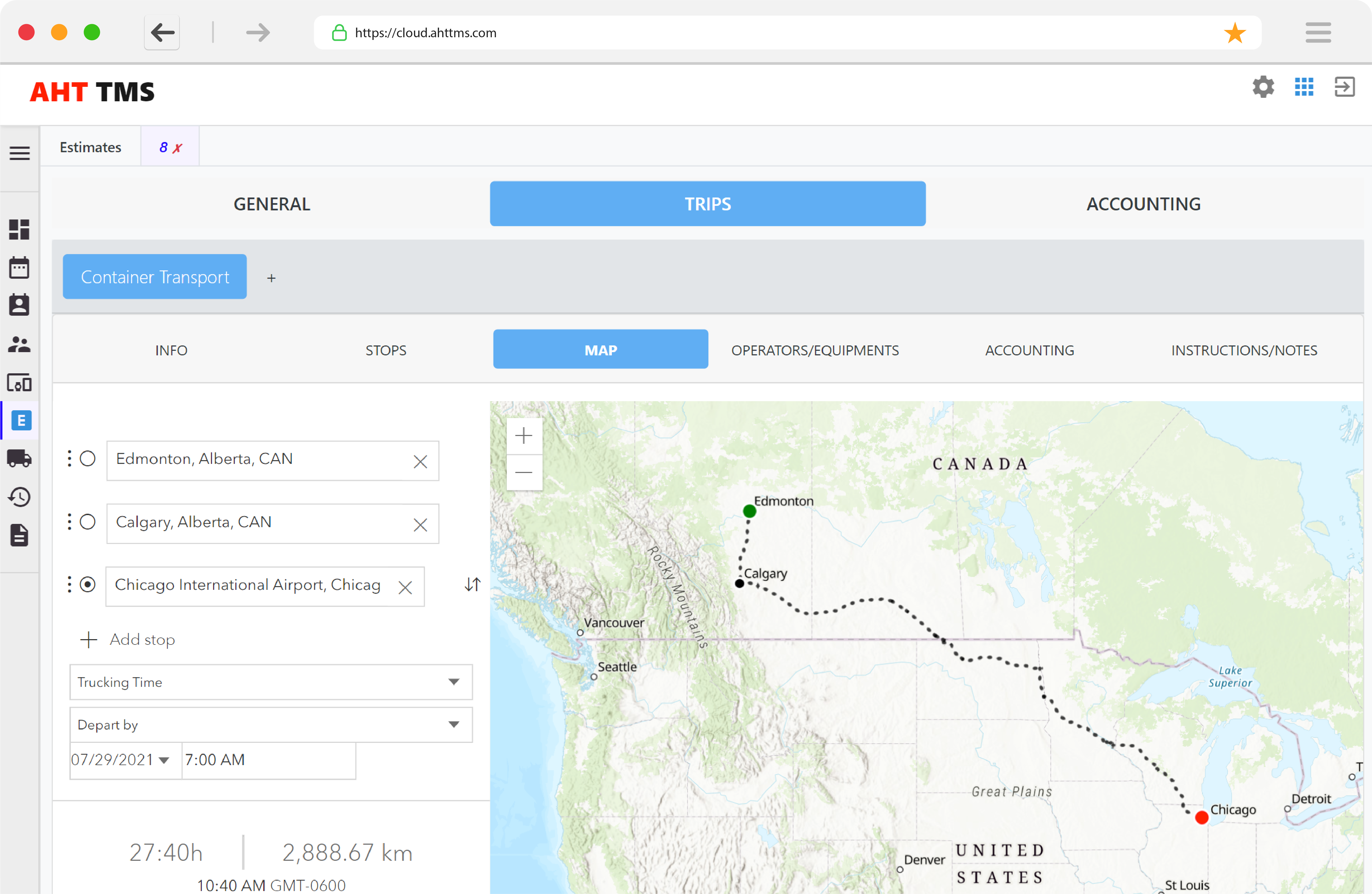 AHT TMS Software - 3