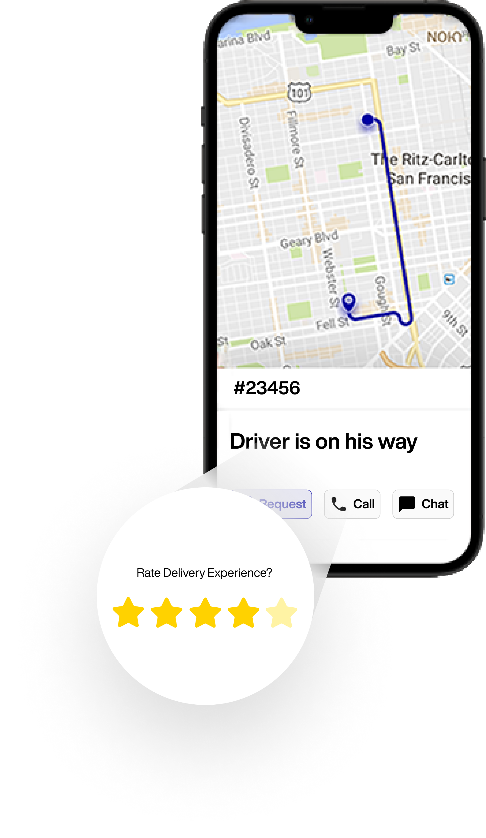 Keep customers updated throughout the order delivery journey. Our drivers tracking, communications, rating, and feedback features are designed to keep customers engaged and to ensure and monitor their satisfaction