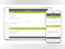Kizeo Forms Software - With the app, field users can fill out the digital form(s) from their smartphone or tablet online or offline