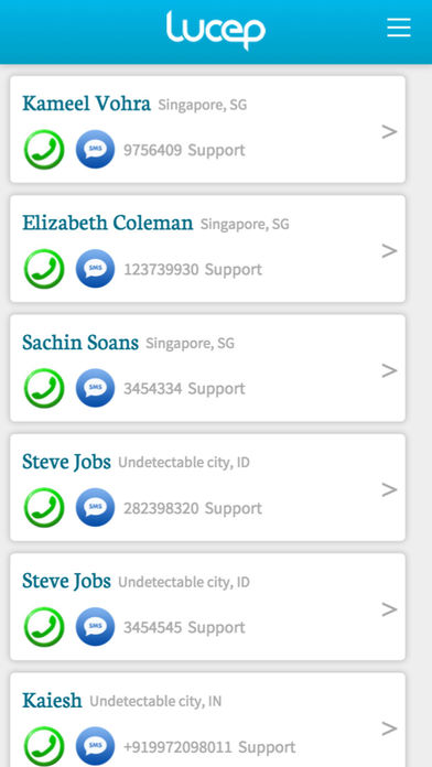 Connect and manage all leads in a simple call list