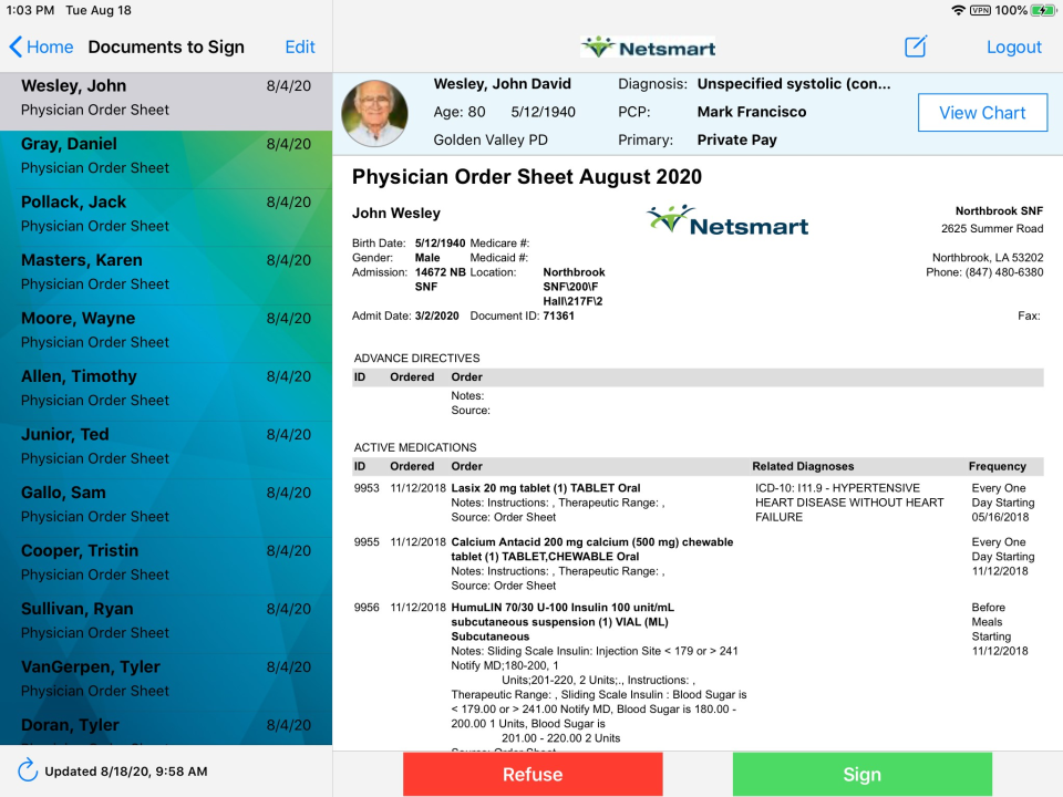 myUnity Senior Living Software - myUnity Senior Living electronic documents