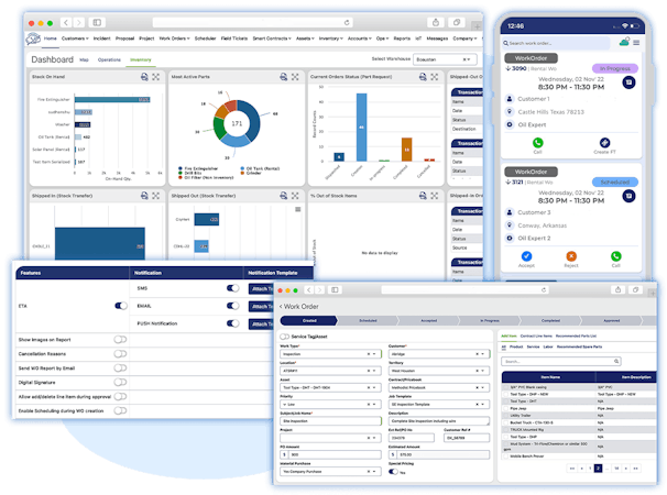 FieldEquip screenshot: Field Service Management Software