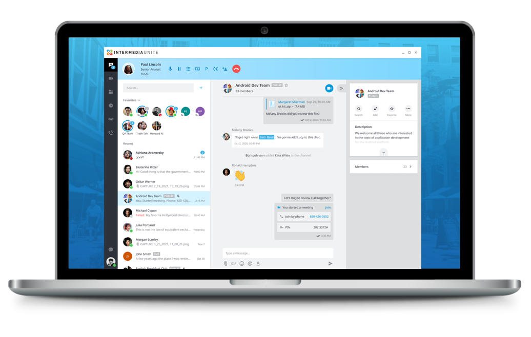 The Intermedia Unite Desktop App brings together all your essential collaboration tools together, making teamwork easier than ever.-thumb