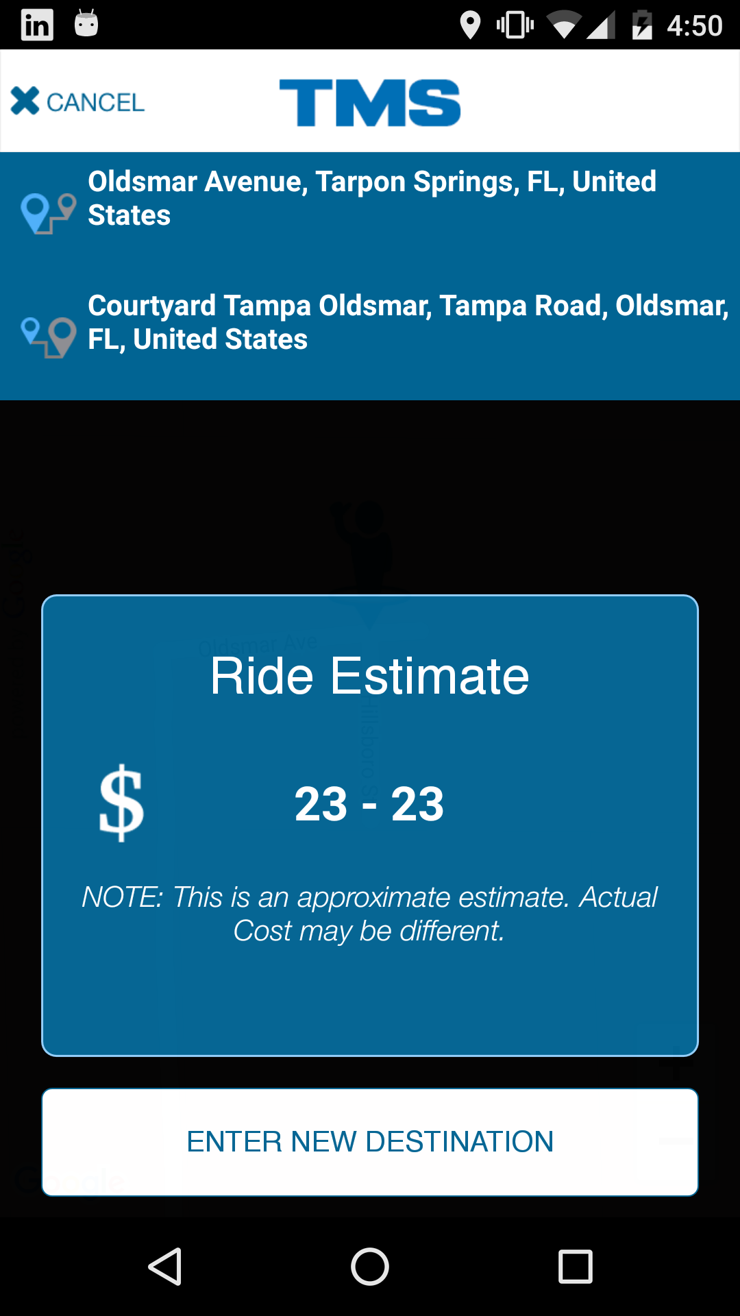 Ride Estimates