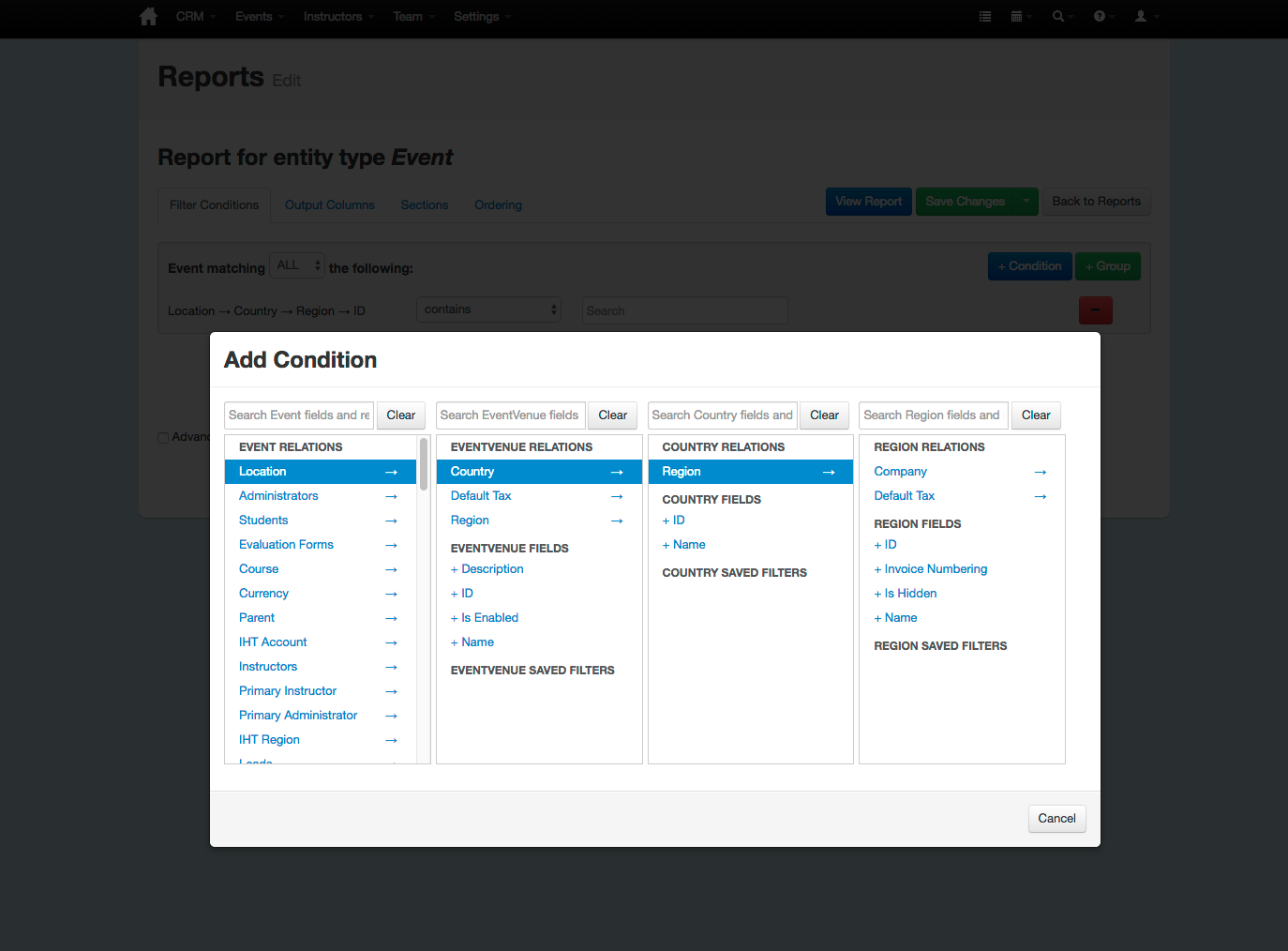 Manage and act on all key data with the Reporting Engine