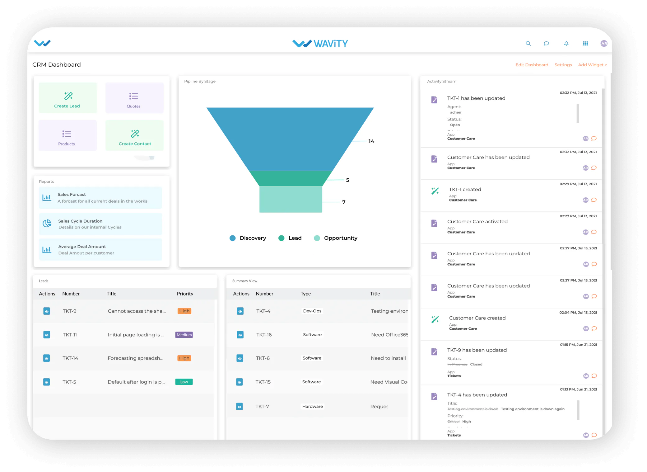 Wavity CRM Software 2022 Reviews Pricing Demo Wavity crm software 2022 reviews pricing demo