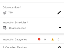 Fleet Complete Software - The Inspect app helps simplify vehicle inspections and defect management. All defects are logged in the system and are sent to the Mechanic's Portal helping fleet managers gain visibility into the maintenance schedule.