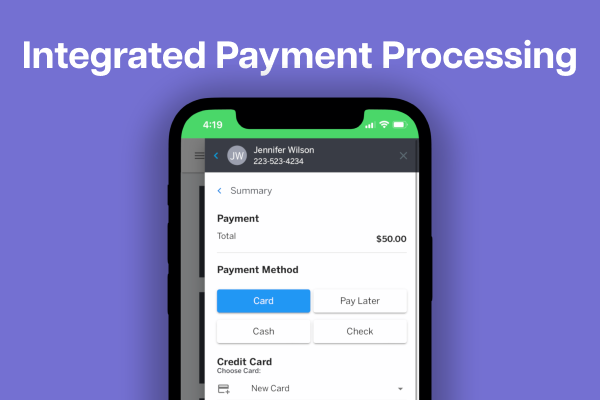 Integrated software & payments platform eliminates need to aggregate data from multiple costly sources. Take quicker action on outstanding balances with integrated payment tools.