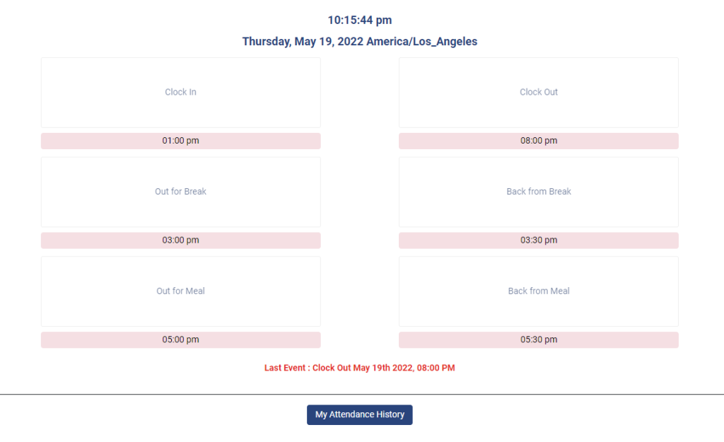 Coexsys Timekeeping Cloud Software - 2