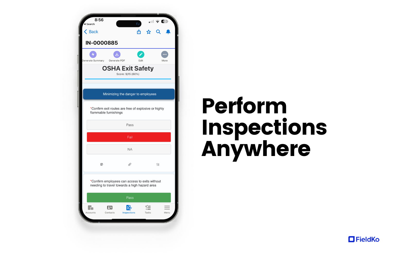 Perform Inspections Anywhere