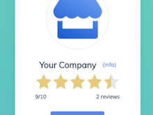 Feedback Company Software - Customer ratings and reviews are shown on the company's SEO optimized review page