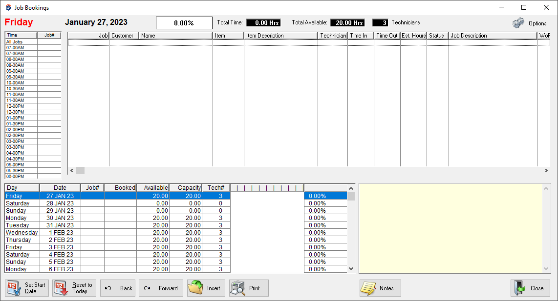 SAM Software - Diary