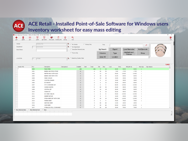 ACE Retail POS Software - 2