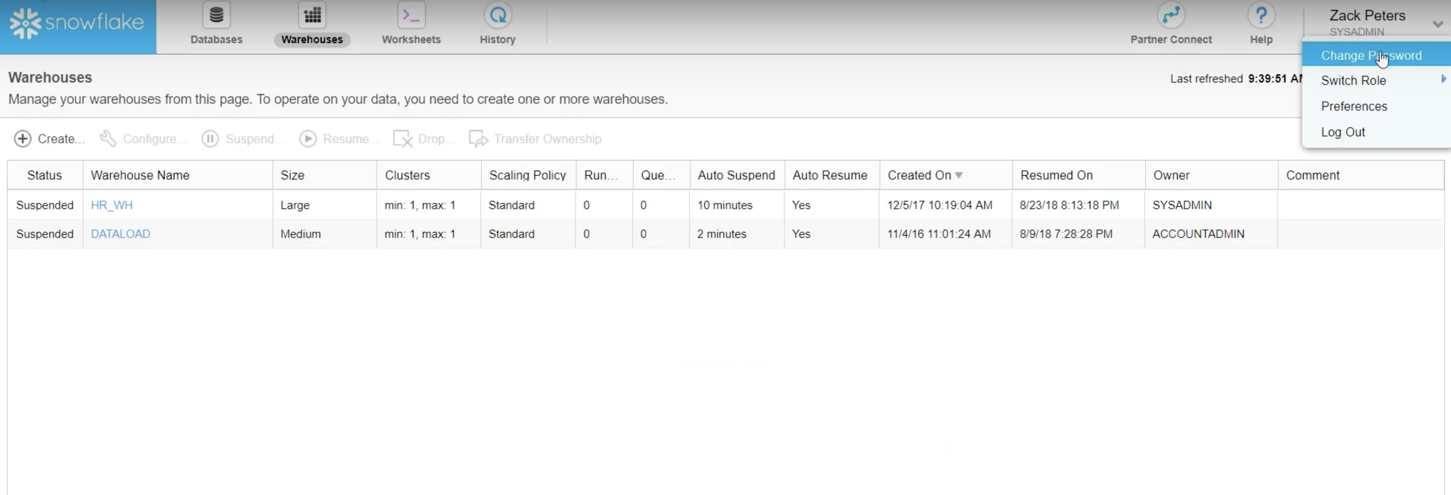 Snowflake Database Pricing