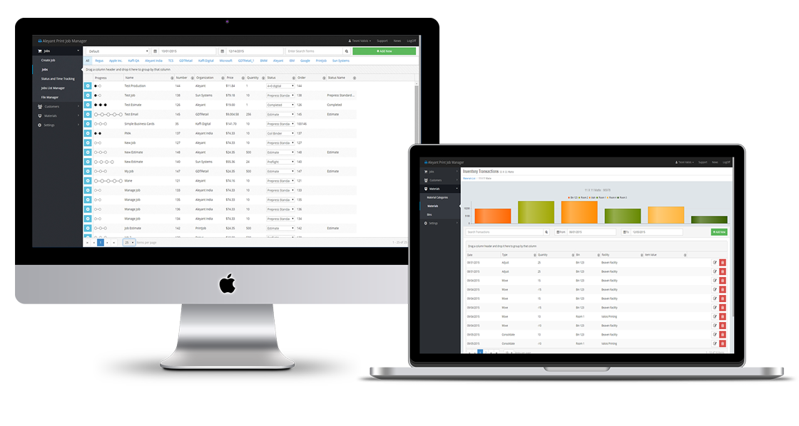 Aleyant PrintJobManager screenshot: Aleyant PrintJobManager
