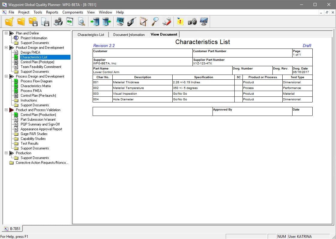 Waypoint Global Software - Waypoint Global document revision