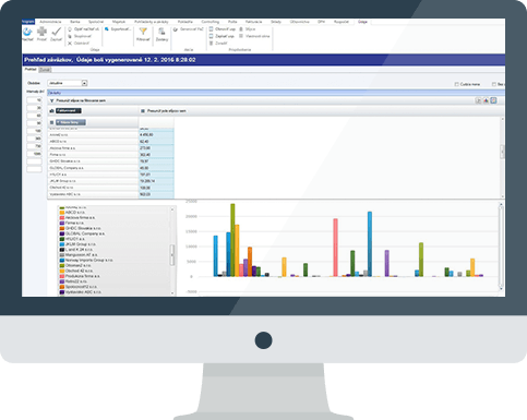 Asseco SPIN screenshot: Asseco SPIN reporting