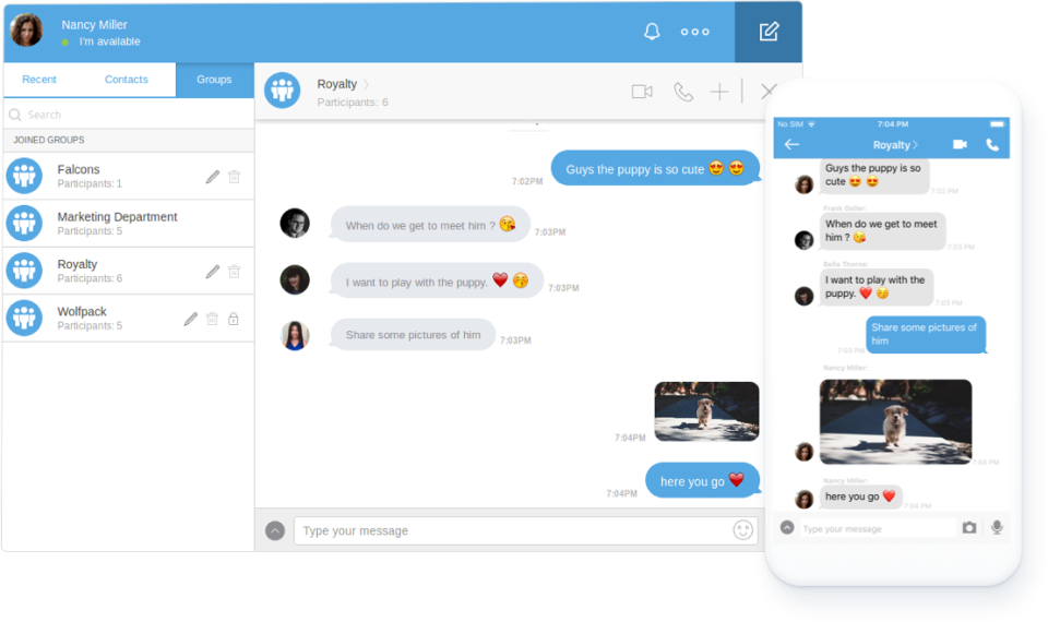 CometChat Software - CometChat file sharing
